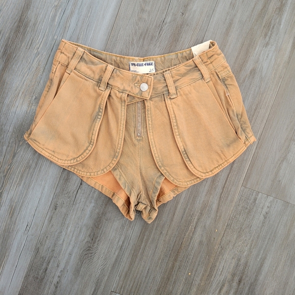 BNWOT Free People We the People Prince Street denim Shorts - Picture 2 of 12